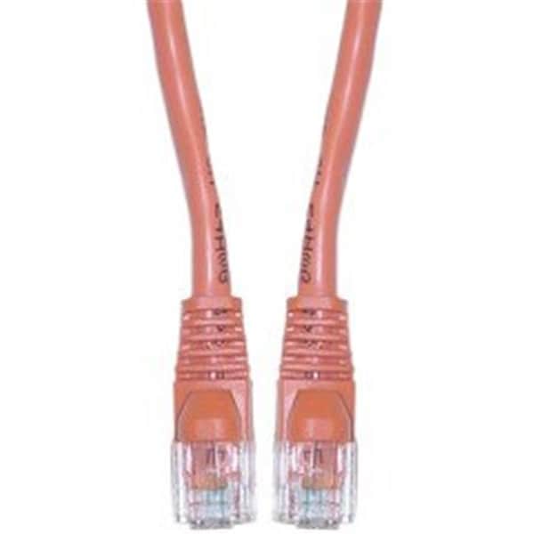 Cable Wholesale CableWholesale 10X8-031HD Cat6 Orange Ethernet Patch Cable  Snagless Molded Boot  100 foot - 10X8-031HD