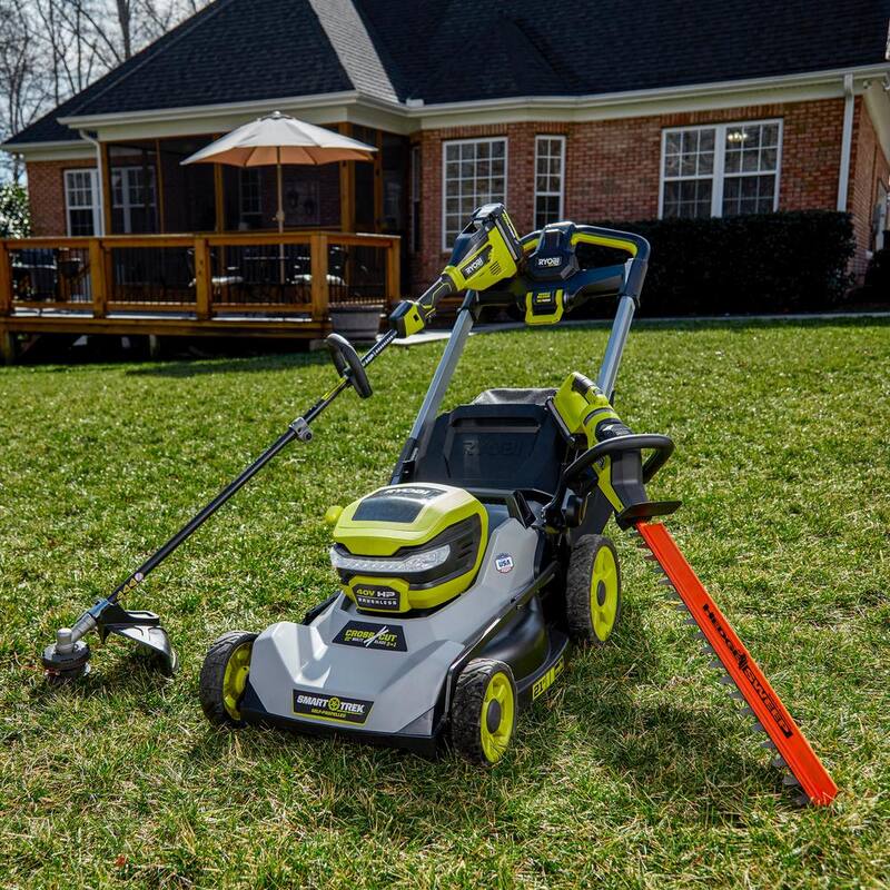 RYOBI 40V HP Brushless 26 in. Cordless Battery Hedge Trimmer with 2.0 Ah Battery and Charger - RY40640