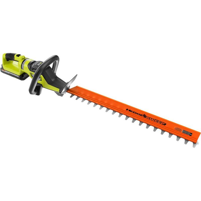 RYOBI 40V HP Brushless 26 in. Cordless Battery Hedge Trimmer with 2.0 Ah Battery and Charger - RY40640