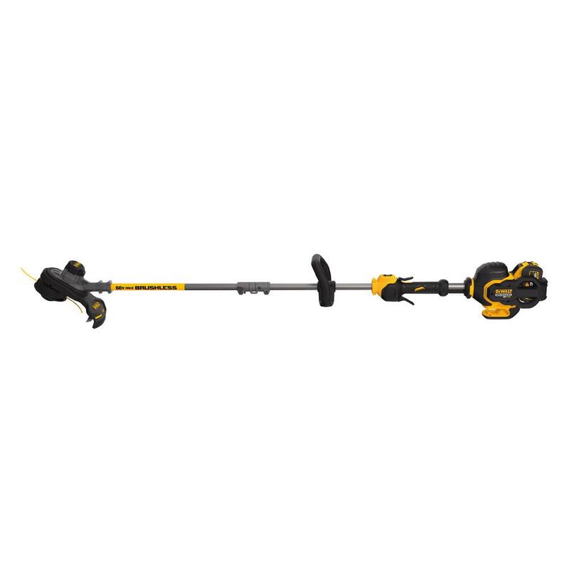 DEWALT FLEXVOLT 60V MAX 15 in. Brushless Cordless Battery Powered String Trimmer Kit with (1) FLEXVOLT 3 Ah Battery and Charger - DCST970X1S