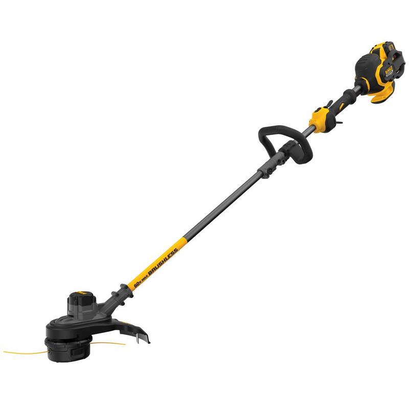 DEWALT FLEXVOLT 60V MAX 15 in. Brushless Cordless Battery Powered String Trimmer Kit with (1) FLEXVOLT 3 Ah Battery and Charger - DCST970X1S