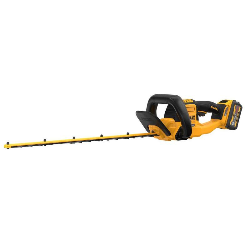 DEWALT FLEXVOLT 60V MAX 26 in. Brushless Cordless Battery Powered Hedge Trimmer Kit with (1) FLEXVOLT 2 Ah Battery & Charger - DCHT870T1