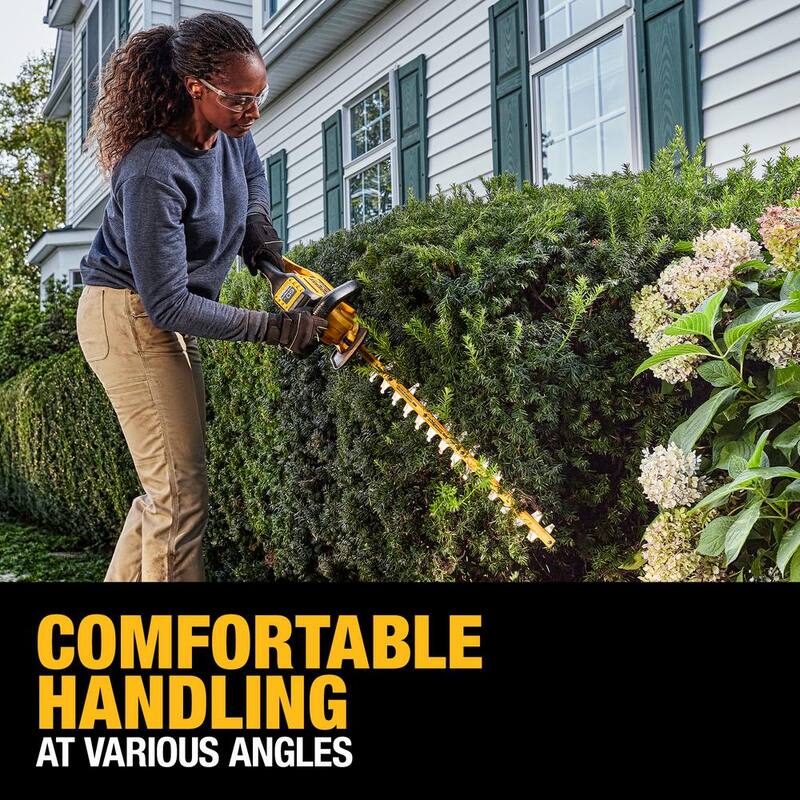 DEWALT FLEXVOLT 60V MAX 26 in. Brushless Cordless Battery Powered Hedge Trimmer Kit with (1) FLEXVOLT 2 Ah Battery & Charger - DCHT870T1