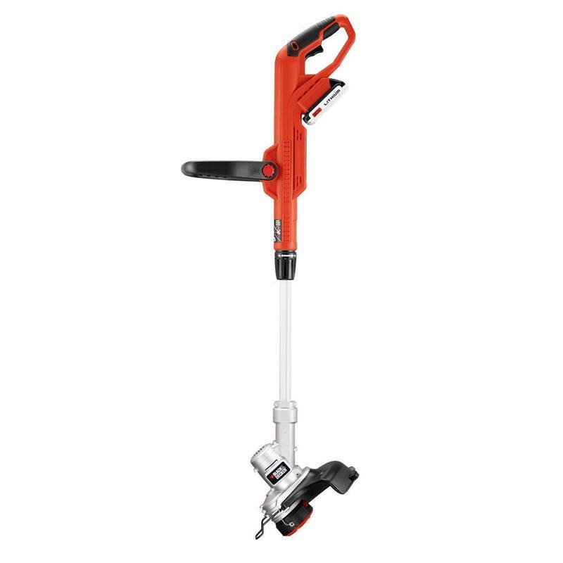 BLACK+DECKER 20V MAX Cordless Battery Powered 2-in-1 String Trimmer & Lawn Edger Kit with (1) 2Ah Battery & Charger - LST300