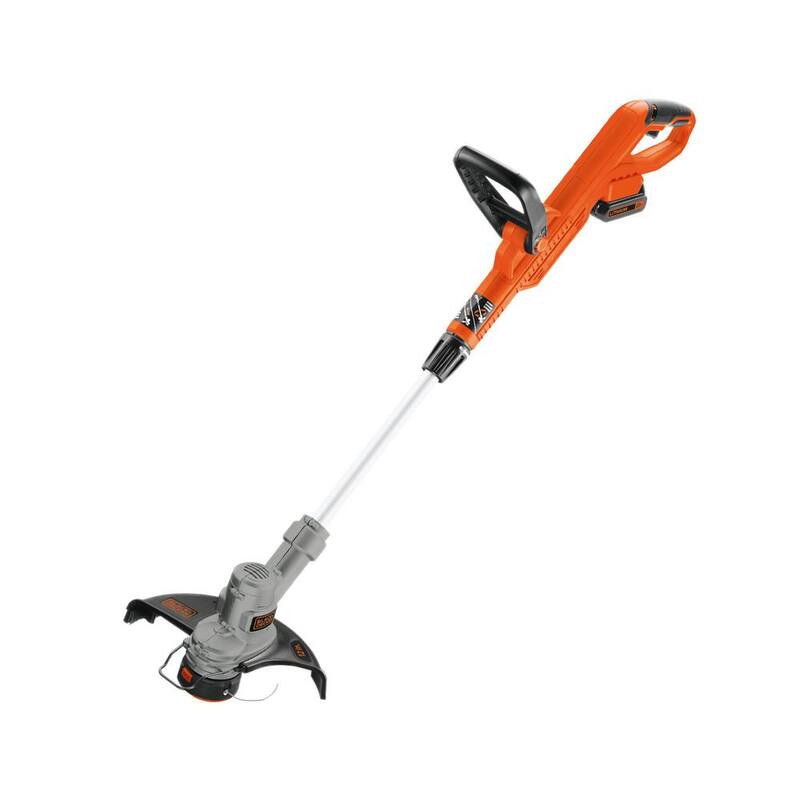 BLACK+DECKER 20V MAX Cordless Battery Powered 2-in-1 String Trimmer & Lawn Edger Kit with (1) 2Ah Battery & Charger - LST300