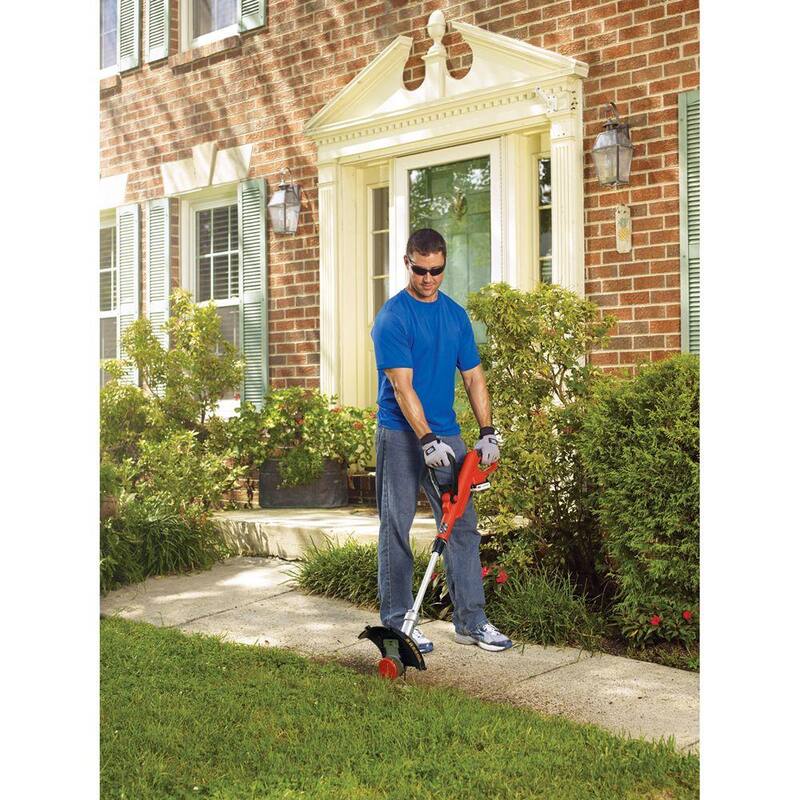 BLACK+DECKER 20V MAX Cordless Battery Powered 2-in-1 String Trimmer & Lawn Edger Kit with (1) 2Ah Battery & Charger - LST300