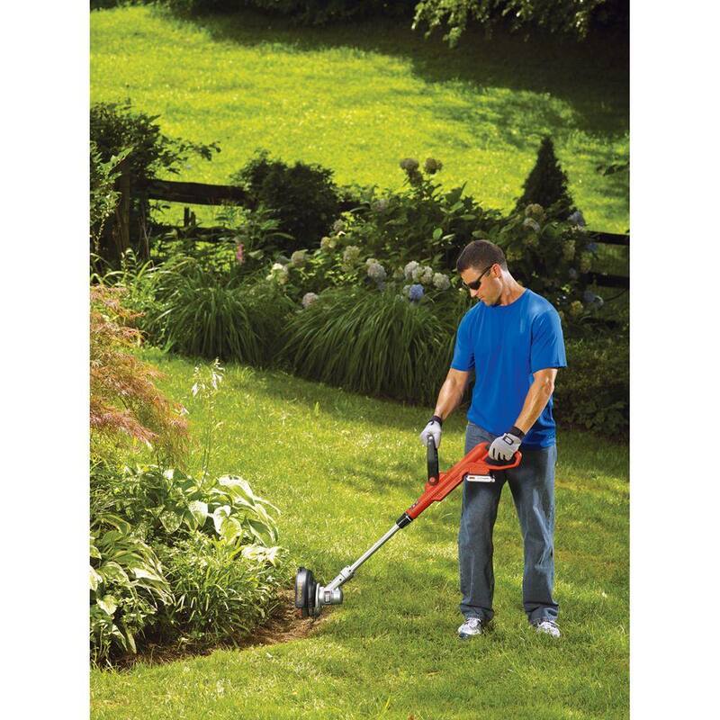 BLACK+DECKER 20V MAX Cordless Battery Powered 2-in-1 String Trimmer & Lawn Edger Kit with (1) 2Ah Battery & Charger - LST300