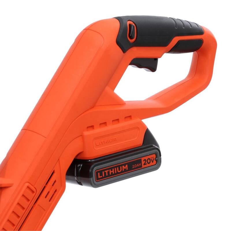 BLACK+DECKER 20V MAX Cordless Battery Powered 2-in-1 String Trimmer & Lawn Edger Kit with (1) 2Ah Battery & Charger - LST300