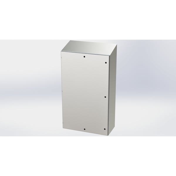 Saginaw Control & Engineering 304 Stainless Steel Electrical Enclosures, 60 in H, 16 in D, 36 in W, NEMA 3R, 4, 4X, 12, 13 - SCE-60EL3616SSST