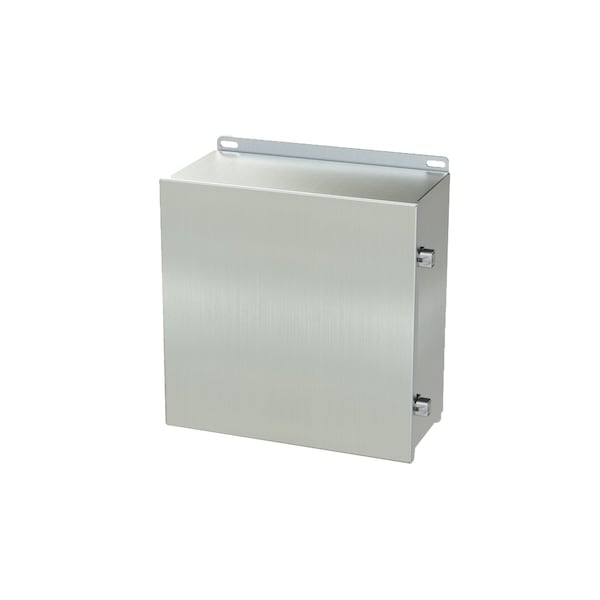 Saginaw Control & Engineering 304 Stainless Steel Electrical Enclosures, 12.13 in H, 6 in D, 12 in W, NEMA 3R, 4, 4X, 12, 13 - SCE-1212CHNFSS