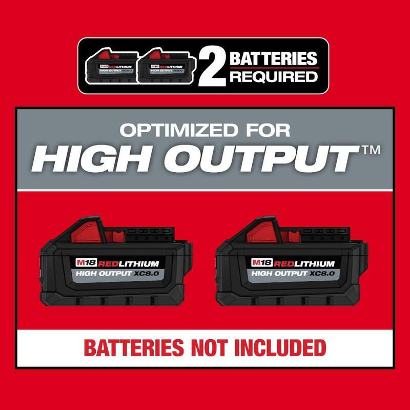 Milwaukee M18 FUEL 18V Brushless Cordless 17 in. Dual Battery Straight Shaft String Trimmer (Tool-Only) - 3006-20