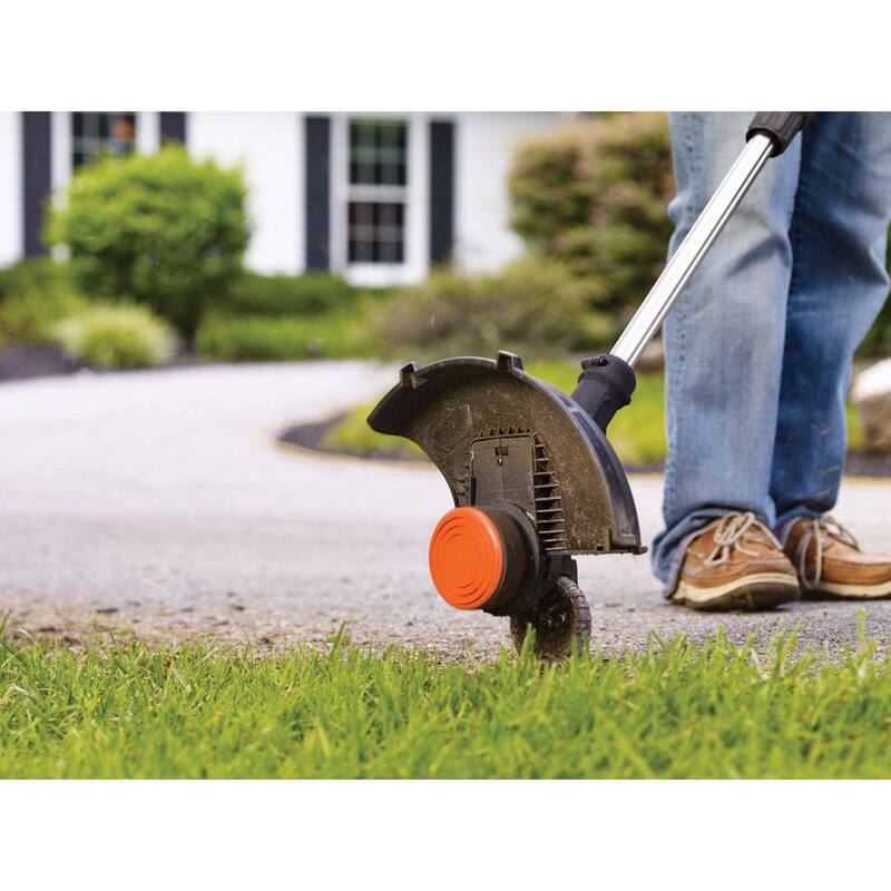 BLACK+DECKER 20V MAX Cordless Battery Powered 2-in-1 String Trimmer & Lawn Edger Kit with (1) 2.5Ah Battery & Charger - LST522