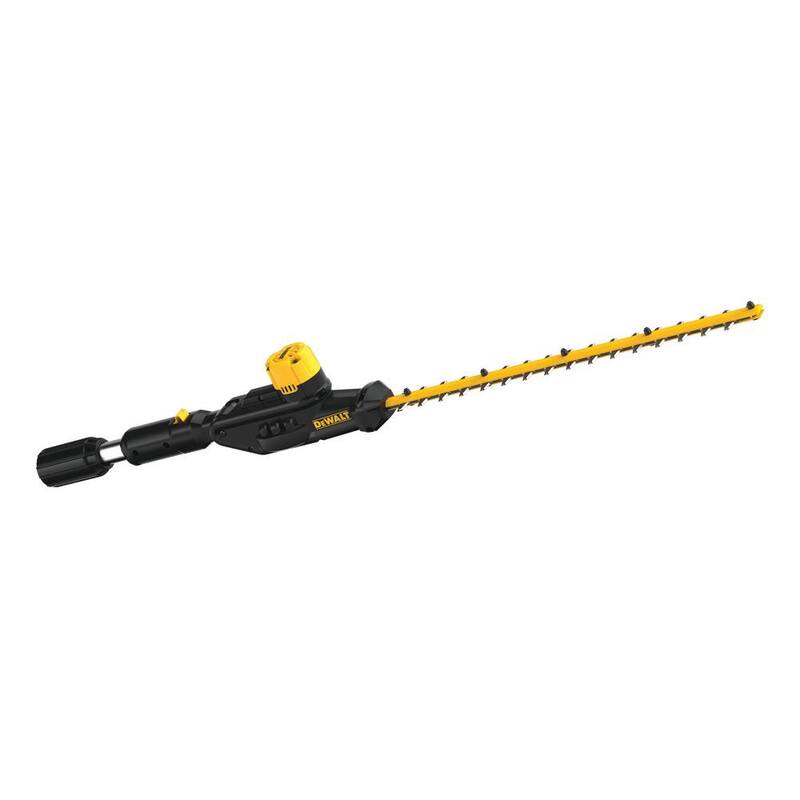 DEWALT 20V MAX 22 in. Cordless Battery Powered Pole Hedge Trimmer Head Attachment (Trimmer Head Only) - DCPH820BH