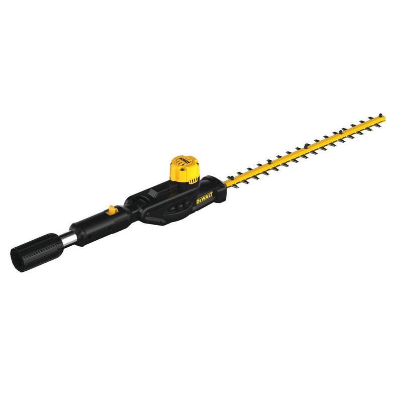 DEWALT 20V MAX 22 in. Cordless Battery Powered Pole Hedge Trimmer Head Attachment (Trimmer Head Only) - DCPH820BH
