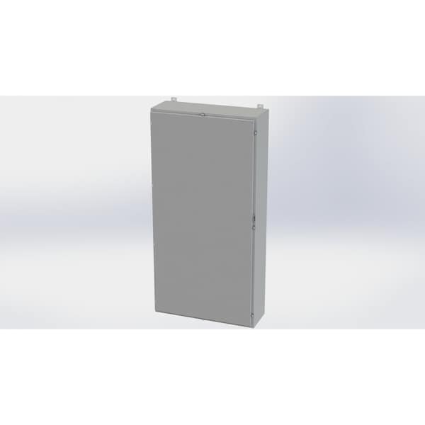 Saginaw Control & Engineering Carbon Steel Electrical Enclosures, 72 in H, 12 in D, 36 in W, NEMA 4, Hinged - SCE-72H3612LP