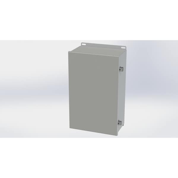 Saginaw Control & Engineering Carbon Steel Electrical Enclosures, 16.13 in H, 6 in D, 10 in W, NEMA 3R, 4, 12, 13, Hinged - SCE-16106CHNF
