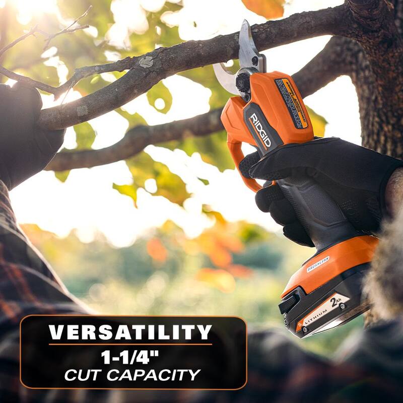RIDGID 18V Brushless Cordless Battery Pruner (Tool Only) - R01301B