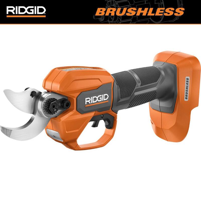 RIDGID 18V Brushless Cordless Battery Pruner (Tool Only) - R01301B