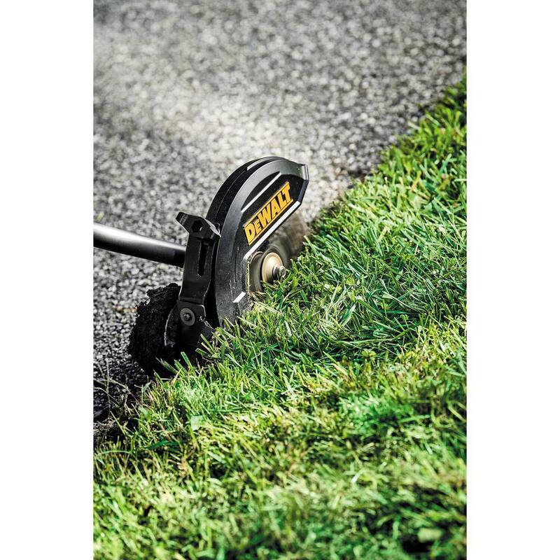 DEWALT FLEXVOLT 60V MAX 7.5 in. Cordless Battery Powered Attachment Capable Edger Kit with (1) FLEXVOLT 3 Ah Battery & Charger - DCED472X1