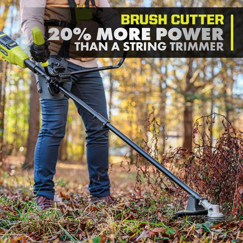 RYOBI ONE+ HP 18V Brushless Bike Handle Brush Cutter (Tool Only) - PBLBC01B