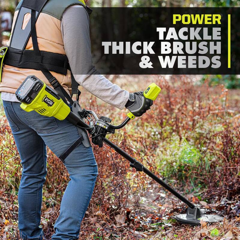 RYOBI ONE+ HP 18V Brushless Bike Handle Brush Cutter (Tool Only) - PBLBC01B