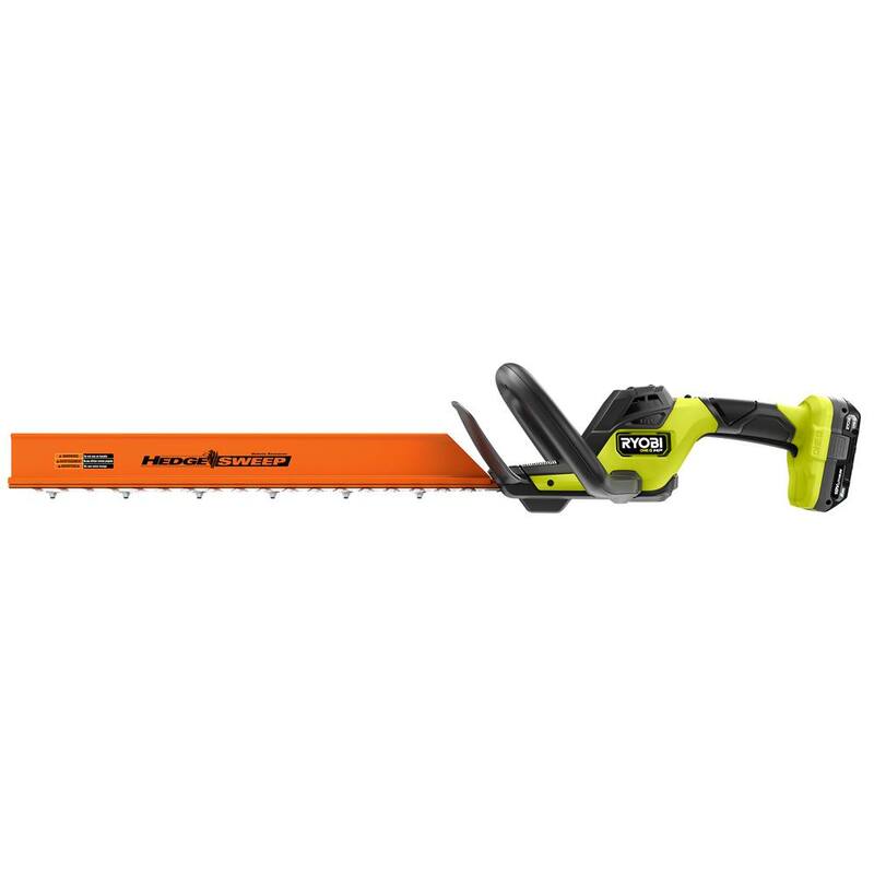 RYOBI ONE+ HP 18V Brushless 22 in. Cordless Battery Hedge Trimmer with 2.0 Ah Battery and Charger - P2680
