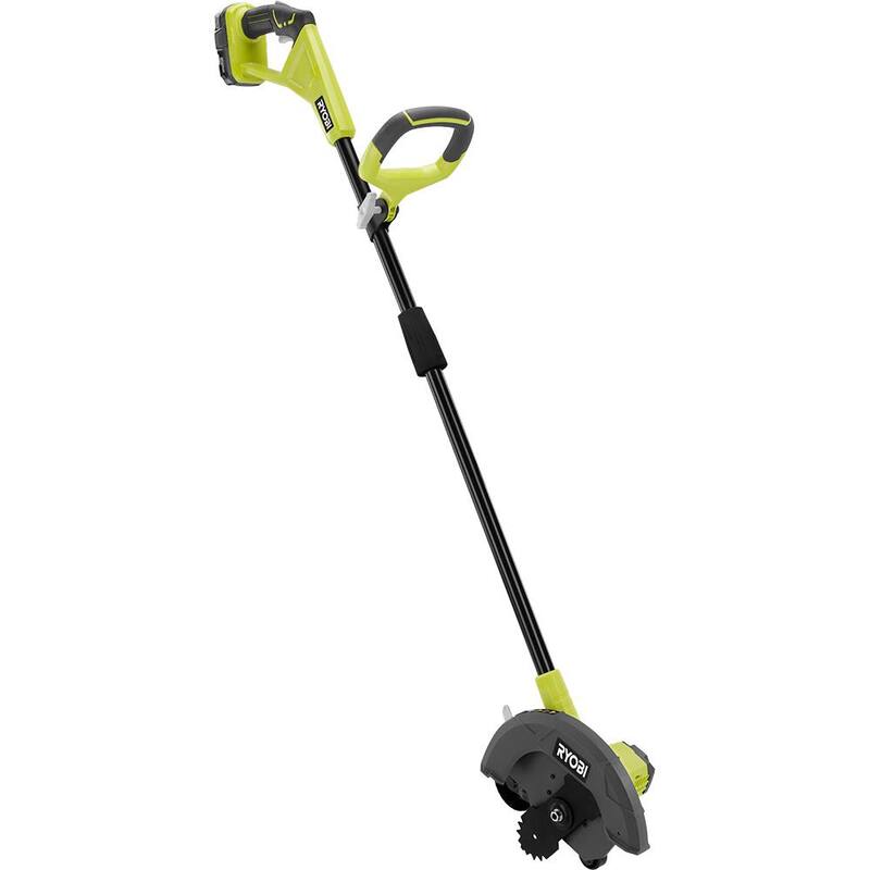 RYOBI ONE+ 18V Cordless Battery Edger with Extra Edger Blade, 2.0 Ah Battery and Charger - P2310-AC