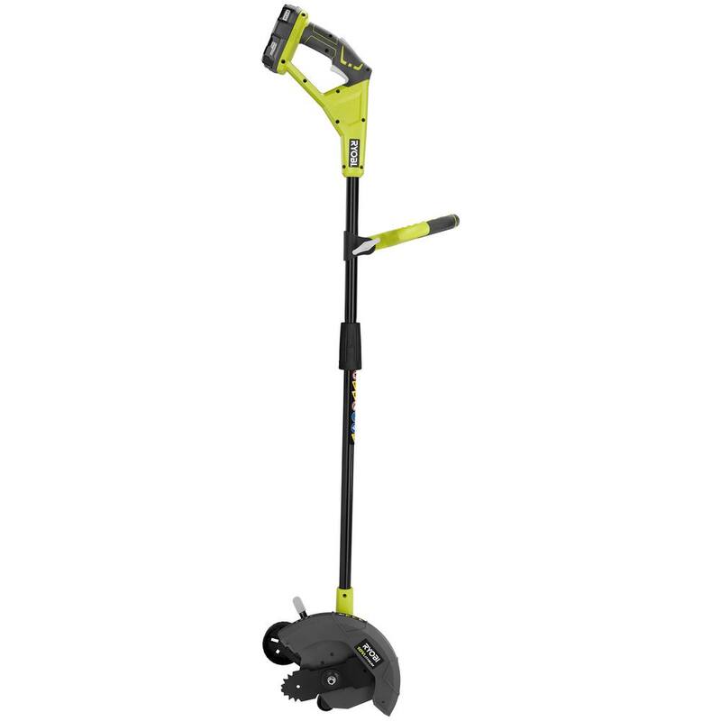 RYOBI ONE+ 18V Cordless Battery Edger with Extra Edger Blade, 2.0 Ah Battery and Charger - P2310-AC