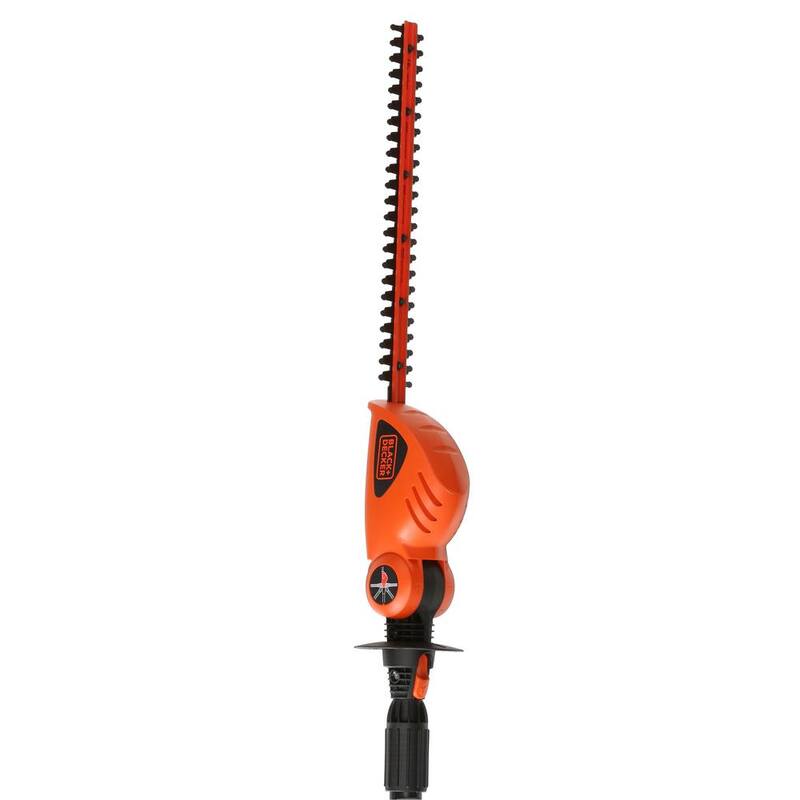 BLACK+DECKER 20V MAX Cordless Battery Powered Pole Hedge Trimmer Kit with (1) 1.5Ah Battery & Charger - LPHT120