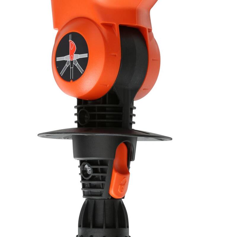 BLACK+DECKER 20V MAX Cordless Battery Powered Pole Hedge Trimmer Kit with (1) 1.5Ah Battery & Charger - LPHT120