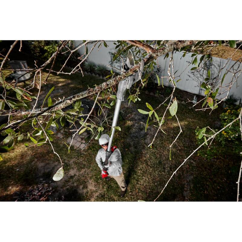 Milwaukee M18 Brushless 18-Volt Lithium-Ion Cordless Telescoping Pole Pruning Shears Kit with 6.0 Ah Battery and Rapid Charger - 3008-21