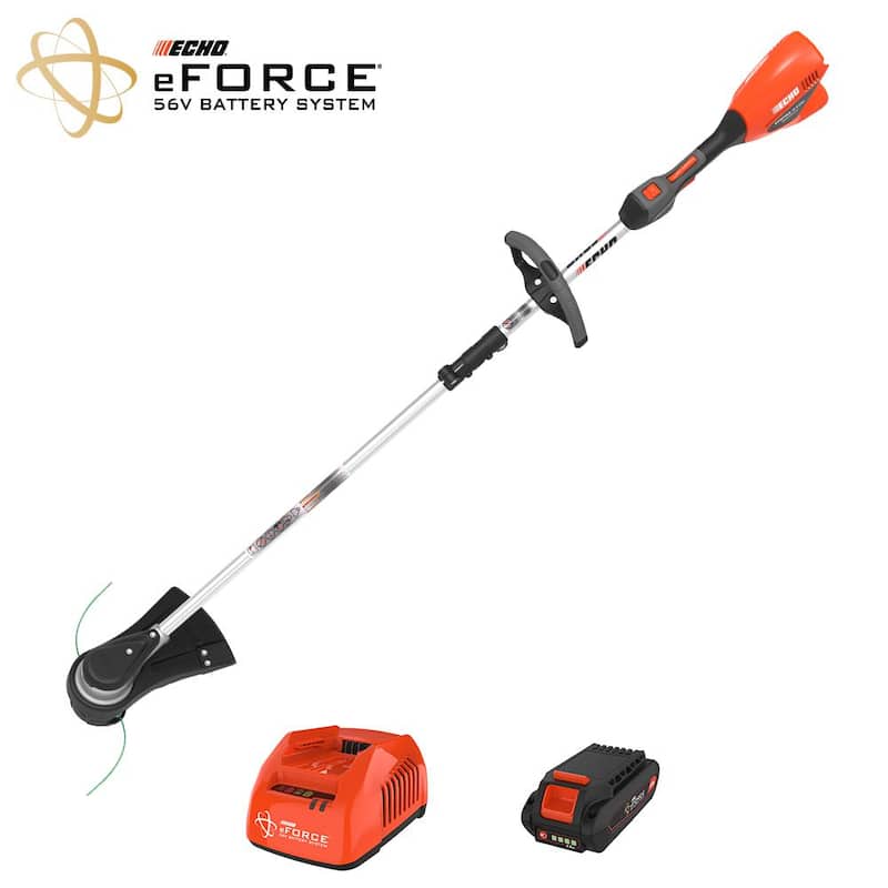 ECHO eFORCE 56V 16 in. Brushless Cordless Battery String Trimmer with 2.5Ah Battery and Charger - DSRM-2100C1