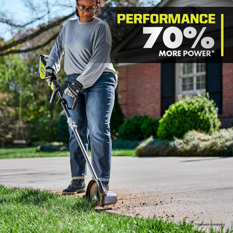 RYOBI 40V HP Brushless Stick Lawn Edger (Tool Only) - RY40708BTL
