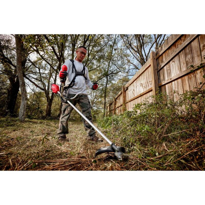 Milwaukee M18 FUEL 18-Volt Lithium-Ion Brushless Cordless Brush Cutter with 8.0 Ah High Output Battery - 3015-20-48-11-1880
