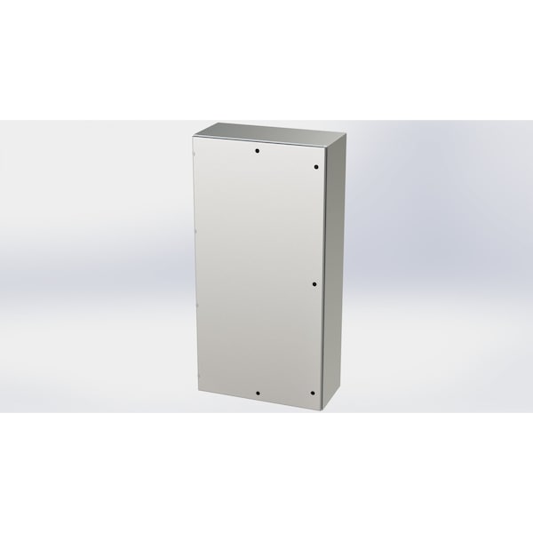 Saginaw Control & Engineering 316 Stainless Steel Electrical Enclosures, 72 in H, 16 in D, 36 in W, NEMA 3R, 4, 4X, 12, 13 - SCE-72EL3616SS6LP