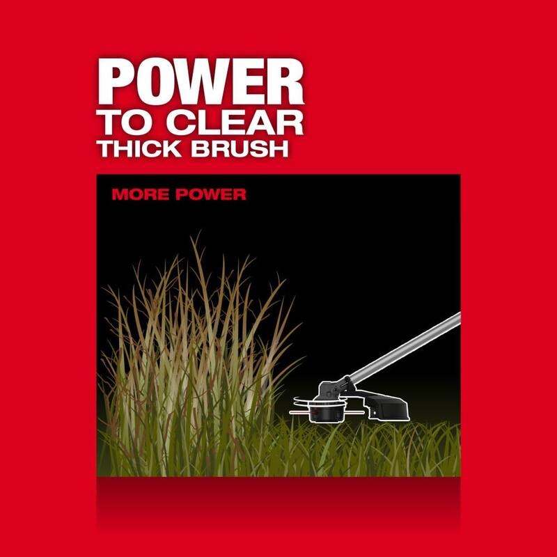 Milwaukee M18 FUEL 18V Lithium-Ion Brushless Cordless Brush Cutter (Tool-Only) - 3015-20