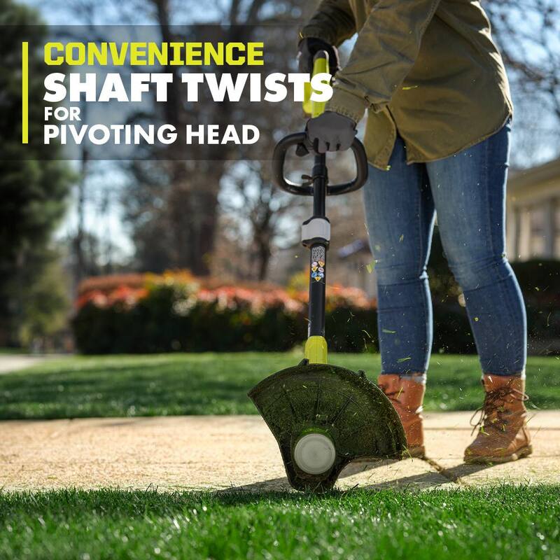 RYOBI ONE+ 18V 12 in. Cordless Mower with 4.0 Ah Battery and Charger - P20160