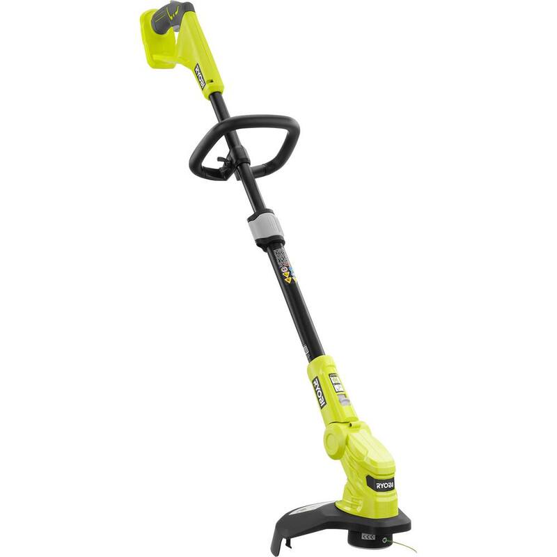 RYOBI ONE+ 18-Volt 12 in. Cordless 3-in-1 Trim Mower with Extra 3-Pack of Spools, 4.0 Ah Battery and Charger - P20160-AC