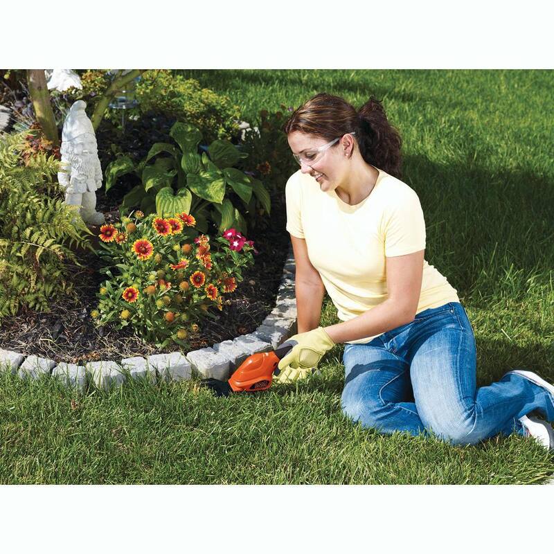 BLACK+DECKER 3.6V Cordless Battery Powered 2-in-1 Compact Garden Shears & Trimmer Combo Kit with (1) 1.5 Ah Battery & Charger - GSL35