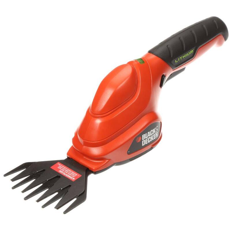 BLACK+DECKER 3.6V Cordless Battery Powered 2-in-1 Compact Garden Shears & Trimmer Combo Kit with (1) 1.5 Ah Battery & Charger - GSL35