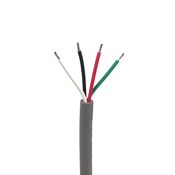 Remington Industries 22 AWG 4 Conductor CMG Communication Cable, 300V, Unshielded, 100 ft Length - CMG2204-100