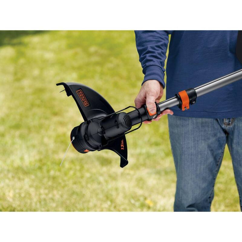 BLACK+DECKER 40V MAX Cordless Battery Powered 2-in-1 String Trimmer & Lawn Edger (Tool Only) - LST136B