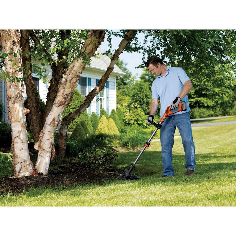 BLACK+DECKER 40V MAX Cordless Battery Powered 2-in-1 String Trimmer & Lawn Edger (Tool Only) - LST136B