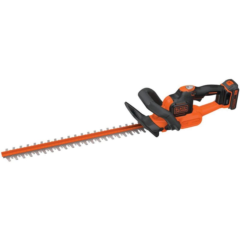 BLACK+DECKER 20V MAX 22in. Cordless Battery Powered Hedge Trimmer Kit with (1) 1.5Ah Battery & Charger - LHT321
