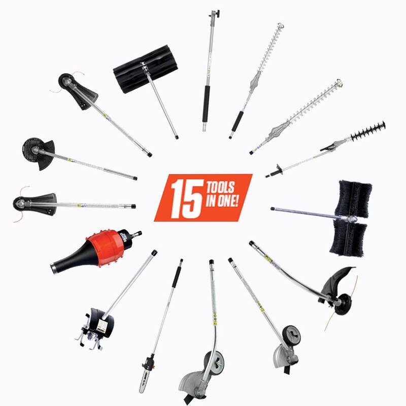 ECHO eFORCE 56V Brushless Cordless Battery 16 in. Attachment Capable String Trimmer and 2.5Ah Battery and Charger - DPAS-2100SBC1