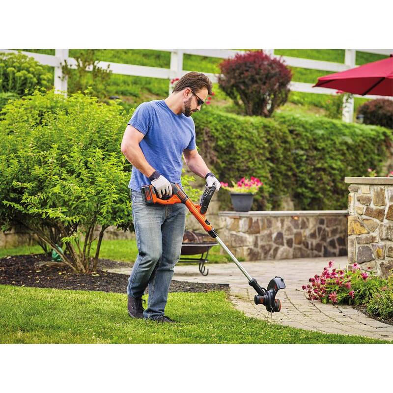 BLACK+DECKER 40V MAX Cordless Battery Power String Timmer Kit with (1) 1.5Ah Battery & Charger - LST140C