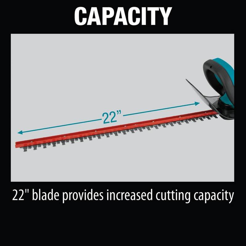 Makita LXT 22 in. 18V Lithium-Ion Cordless Hedge Trimmer (Tool-Only) - XHU02Z
