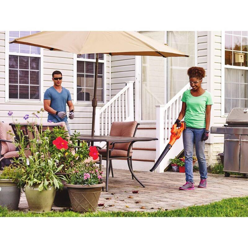 BLACK+DECKER 20V MAX Cordless Battery Powered String Trimmer & Leaf Blower Combo Kit with (2) 1.5 Ah Battery and Charger - LCC222