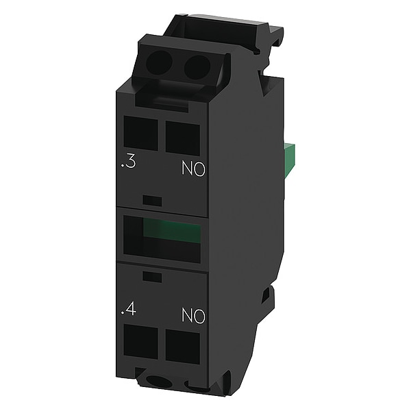 Bloque de contacto Siemens, Negro, 1NA, 22 mm, 3SU1 - 3SU14001AA103BA0