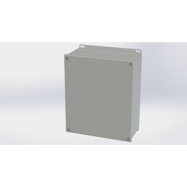 Saginaw Control & Engineering Carbon Steel Electrical Enclosures, 14.13 in H, 6 in D, 12 in W, NEMA 3R, 4, 12, 13, Screw On - SCE-1412SC